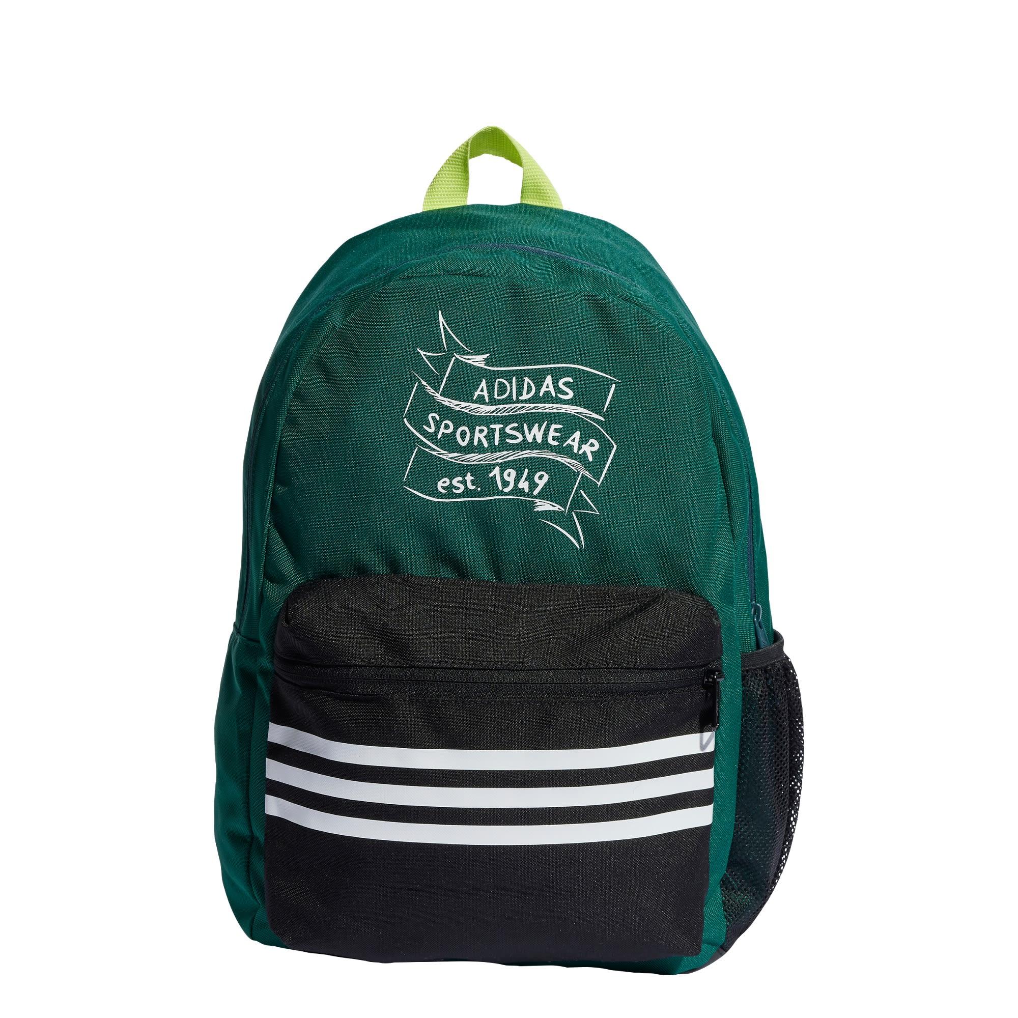 Adidas Brand Love Rucksack Daypack Kinder Collegiate Green / Black ...