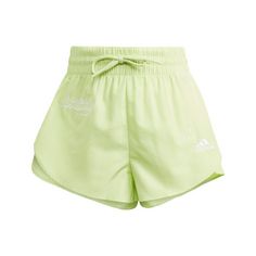 adidas Scribble Woven Shorts Funktionsshorts Damen Pulse Lime / White