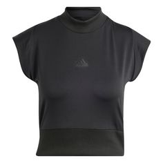 adidas adidas Z.N.E. T-Shirt Croptop Damen Black