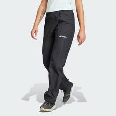 Rückansicht von adidas TERREX Multi RAIN.RDY 2-Layer Regenhose Wanderhose Damen Black