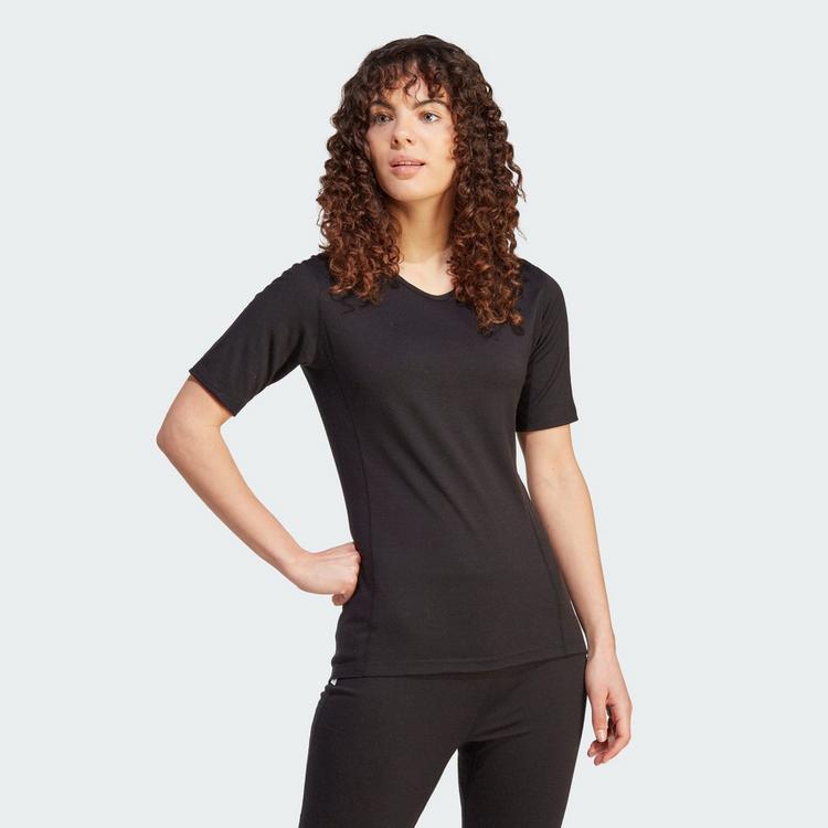 adidas adidas XPERIOR MERINO 200 BASELAYER T-SHIRT Funktionsshirt Damen - Black - 0 | SportScheck