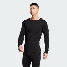 Rückansicht von adidas XPERIOR MERINO 260 BASELAYER LONGSLEEVE Funktionsshirt Herren Black