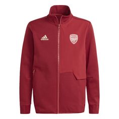 adidas FC Arsenal Anthem Jacke Trainingsjacke Kinder Craft Red
