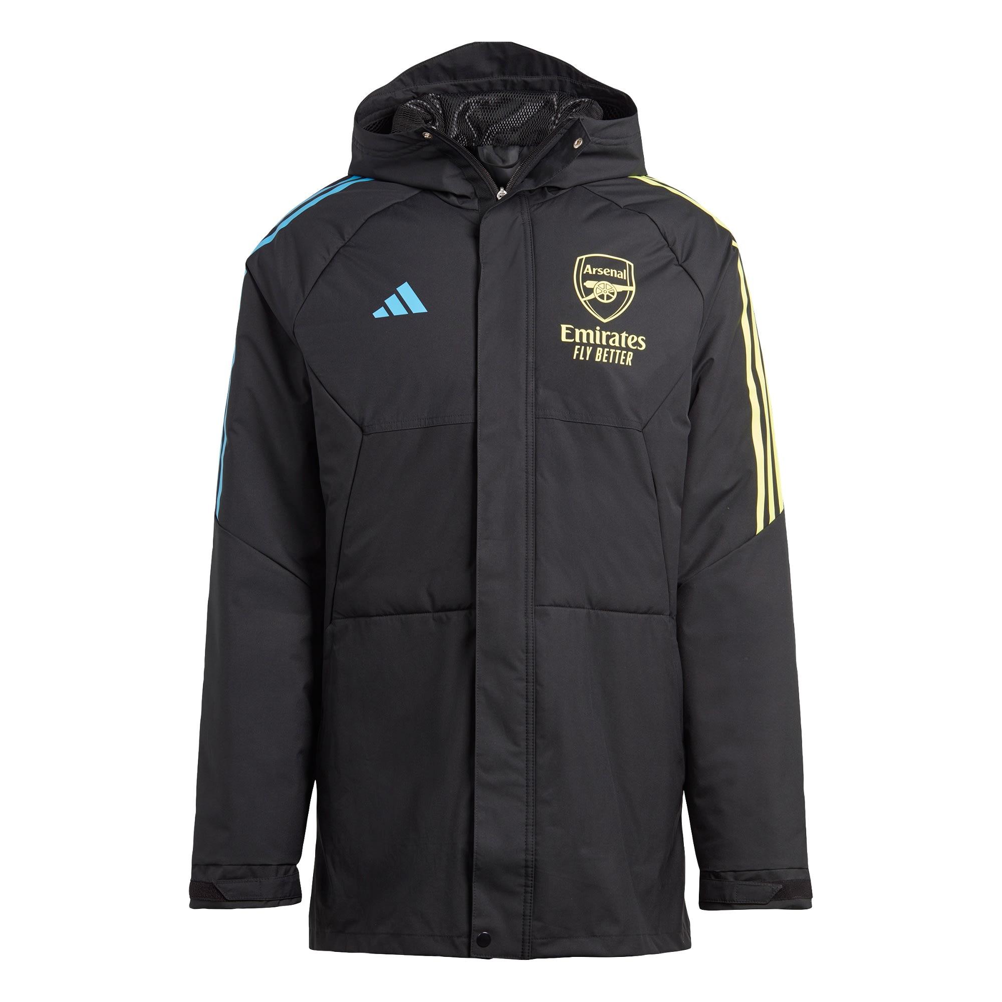 Arsenal stadium jacket black on sale