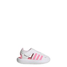 Rückansicht von adidas Closed-Toe Summer Water Sandale Badelatschen Kinder Cloud White / Beam Pink / Clear Pink