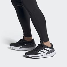 Rückansicht von adidas Adistar CS Laufschuh Sneaker Core Black / Cloud White / Carbon
