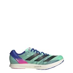 Rückansicht von adidas Adizero Avanti TYO Spike-Schuh Laufschuhe Herren Pulse Mint / Core Black / Lucid Blue