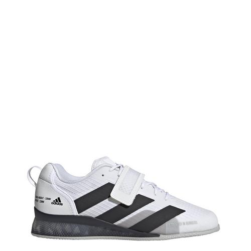 Rückansicht von adidas Adipower 3 Gewichtheberschuh Fitnessschuhe Damen Cloud White / Core Black / Grey Two