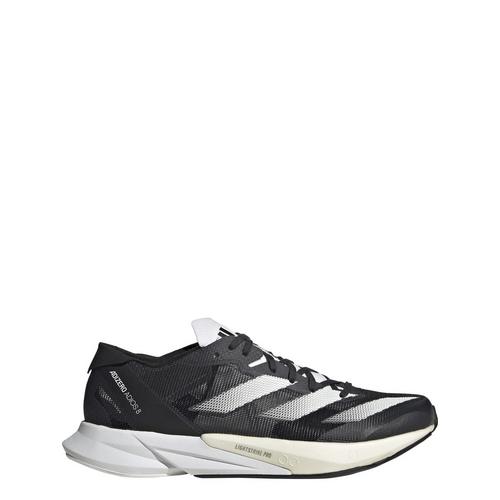 Rückansicht von adidas Adizero Adios 8 Laufschuh Laufschuhe Carbon / Cloud White / Core Black