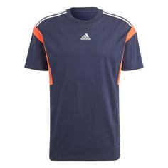 adidas Colourblock T-Shirt Funktionsshirt Herren Legend Ink