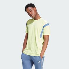 Rückansicht von adidas Colourblock T-Shirt Funktionsshirt Herren Pulse Lime