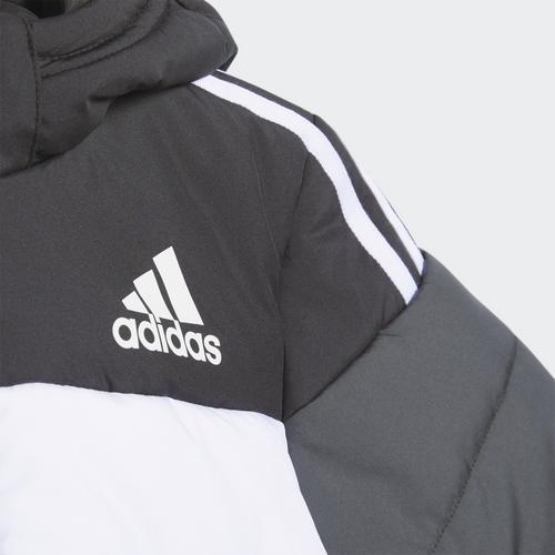 Rückansicht von adidas Padded Kids Jacke Funktionsjacke Kinder Black