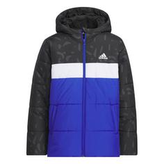 adidas Colorblocked Padded Kids Jacke Funktionsjacke Kinder Black