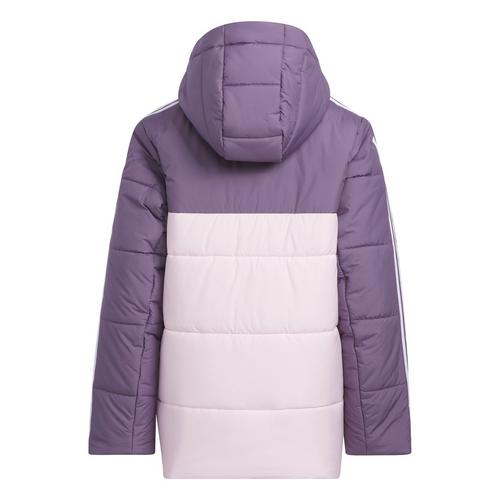 Rückansicht von adidas Colorblocked Padded Kids Jacke Funktionsjacke Kinder Shadow Violet