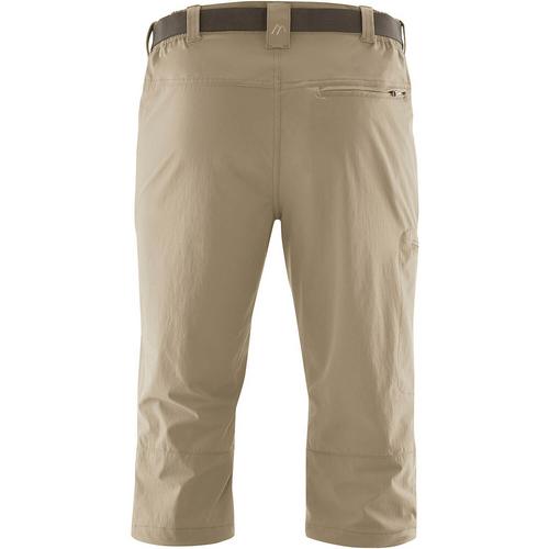 Rückansicht von Maier Sports Jennisei Funktionsshorts Herren Beige