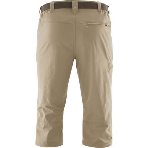 Rückansicht von Maier Sports Jennisei Funktionsshorts Herren Beige