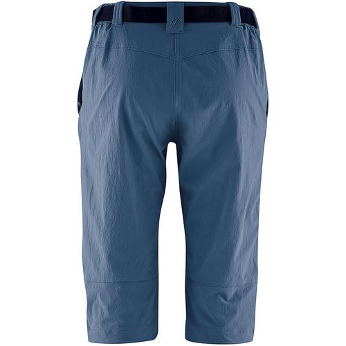 Rückansicht von Maier Sports Kluane Funktionsshorts Damen Indigo