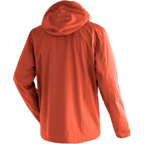 Rückansicht von Maier Sports Metor rec Softshelljacke Herren Terra