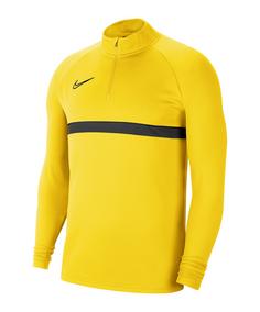 Nike Academy 21 Drill Top Funktionssweatshirt gelbschwarzgrau