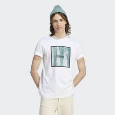 Rückansicht von adidas Tiro Box Graphic T-Shirt T-Shirt Herren White