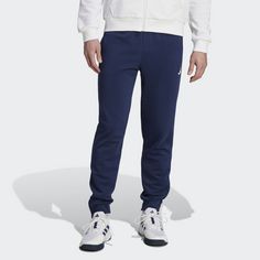 Rückansicht von adidas Club Teamwear Graphic Tennishose Freizeithose Herren Collegiate Navy