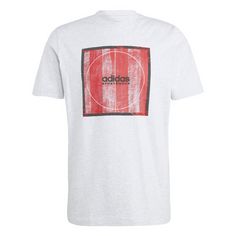 adidas Tiro Box Graphic T-Shirt T-Shirt Herren Light Grey Heather