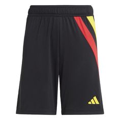adidas Fortore 23 Shorts Funktionsshorts Kinder Black / Team Collegiate Red / Team Yellow / Team Green