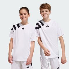 Rückansicht von adidas Fortore 23 Shorts Funktionsshorts Kinder White / Black