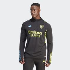 Rückansicht von adidas FC Arsenal Tiro 23 Trainingsoberteil Funktionssweatshirt Herren Black