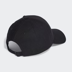 Rückansicht von adidas Big Tonal Logo Baseball Kappe Cap Black