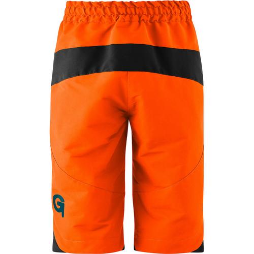 Rückansicht von Gonso Pordoi Fahrradhose Kinder Orange