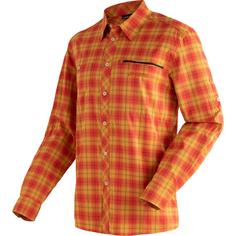 Maier Sports Kasen Outdoorhemd Herren Orange