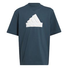 adidas Future Icons Logo Piqué T-Shirt T-Shirt Kinder Arctic Night / White