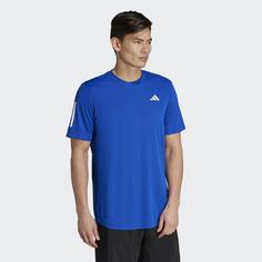 Rückansicht von adidas Club 3-Streifen Tennis T-Shirt T-Shirt Herren Collegiate Royal
