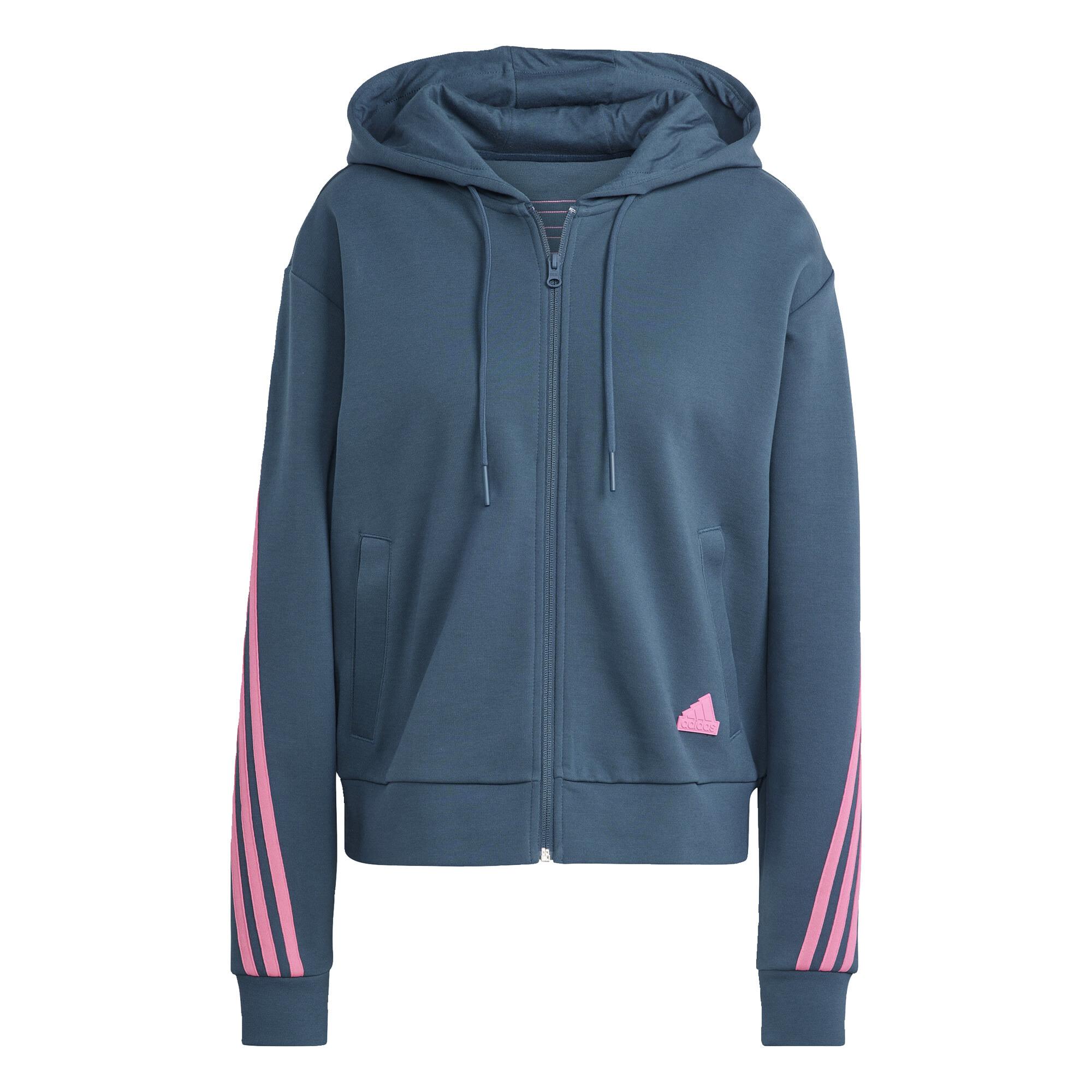 Adidas kapuzenjacke blau on sale