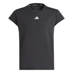 adidas AEROREADY 3-Streifen T-Shirt T-Shirt Kinder Black / White / Grey Four