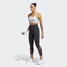 Rückansicht von adidas Tailored HIIT Training 7/8-Leggings Tights Damen Black