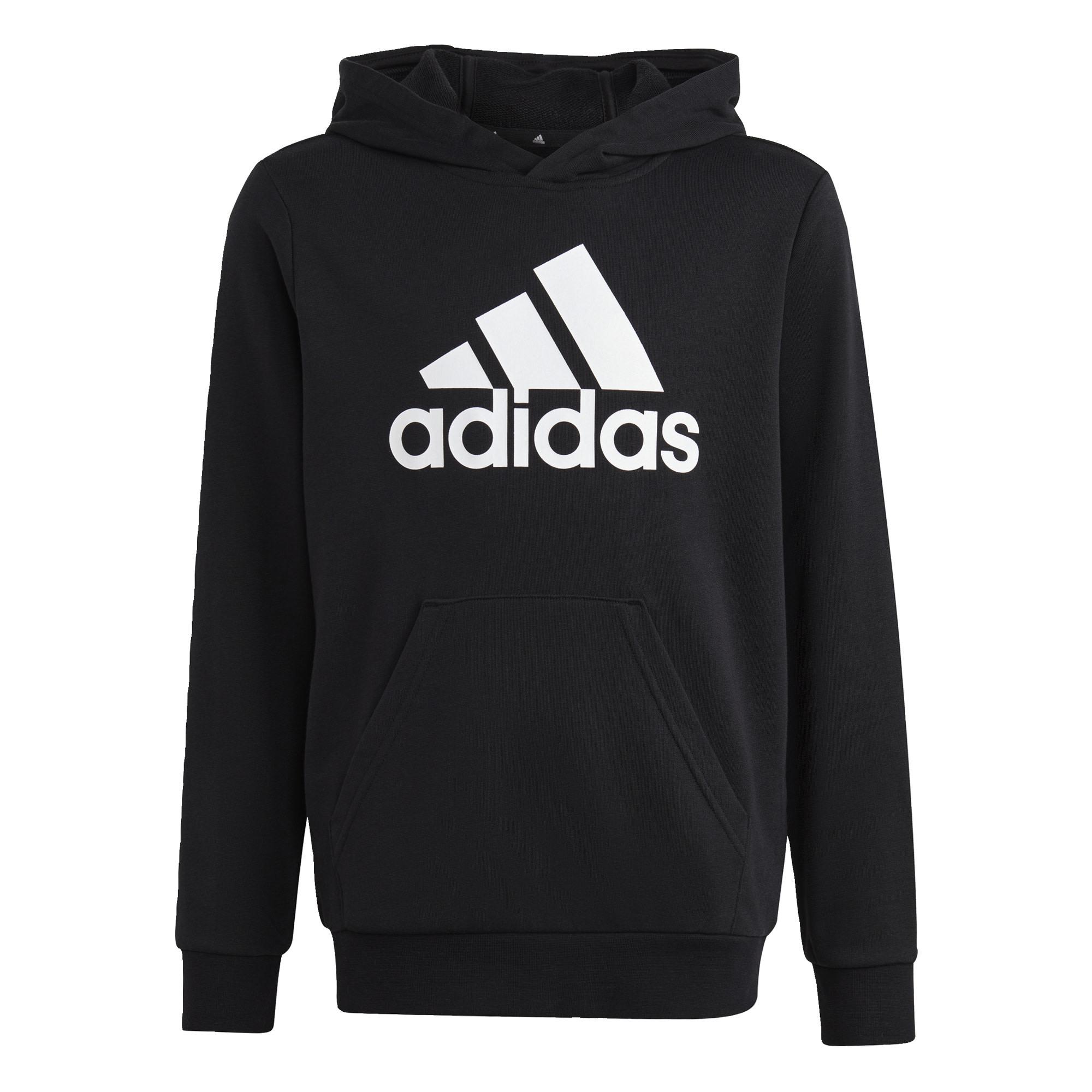 Adidas Big Logo Essentials Cotton Hoodie Hoodie Kinder Black / White im
