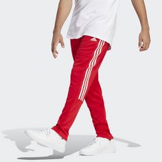 Rückansicht von adidas Tiro Suit-Up Lifestyle Trainingshose Trainingshose Herren Better Scarlet