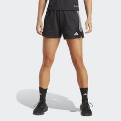 Rückansicht von adidas Tiro 23 League Sweat Shorts Funktionsshorts Damen Black