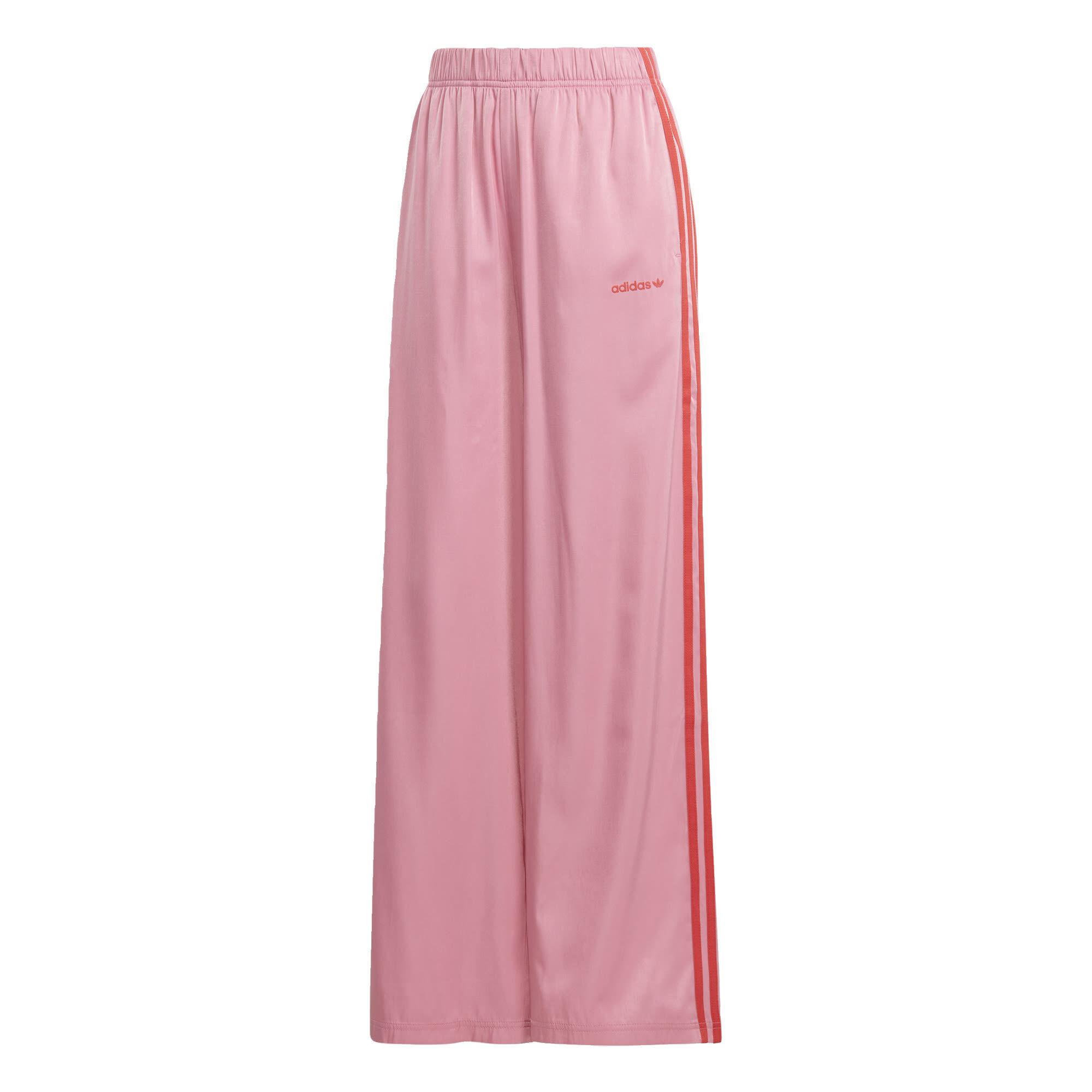 Adidas Wide Leg Hose Freizeithose Damen Semi Pink Glow im Online Shop von SportScheck kaufen