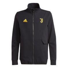 adidas Juventus Turin Kids Anthem Jacke Trainingsjacke Kinder Black