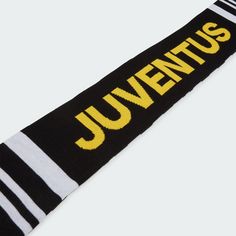 Rückansicht von adidas Juventus Turin Schal Schal Black / Bold Gold / White