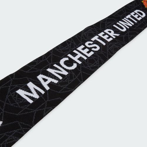 Rückansicht von adidas Manchester United Heimschal Schal Black / White