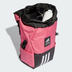 Rückansicht von adidas Rucksack 4ATHLTS Camper Rucksack Daypack Pink Fusion / Black / White