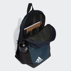 Rückansicht von adidas Rucksack Motion Badge of Sport Rucksack Daypack Legend Ink / Arctic Night / Wonder Silver / White