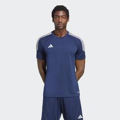 Rückansicht von adidas Tiro 23 Club Trainingstrikot Fußballtrikot Herren Team Navy Blue 2 / White