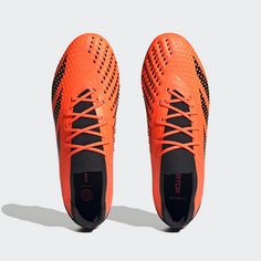 Rückansicht von adidas Predator Accuracy.1 Low SG Fußballschuh Fußballschuhe Team Solar Orange / Core Black / Core Black