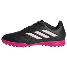 adidas Copa Pure.3 TF Fußballschuh Fußballschuhe Kinder Core Black / Zero Metalic / Team Shock Pink 2