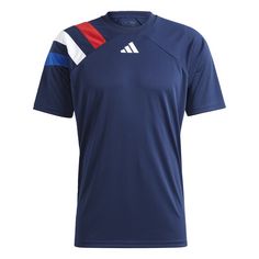 adidas Fortore 23 Trikot Fußballtrikot Herren Team Navy Blue 2 / Team Collegiate Red / White / Royal Blue
